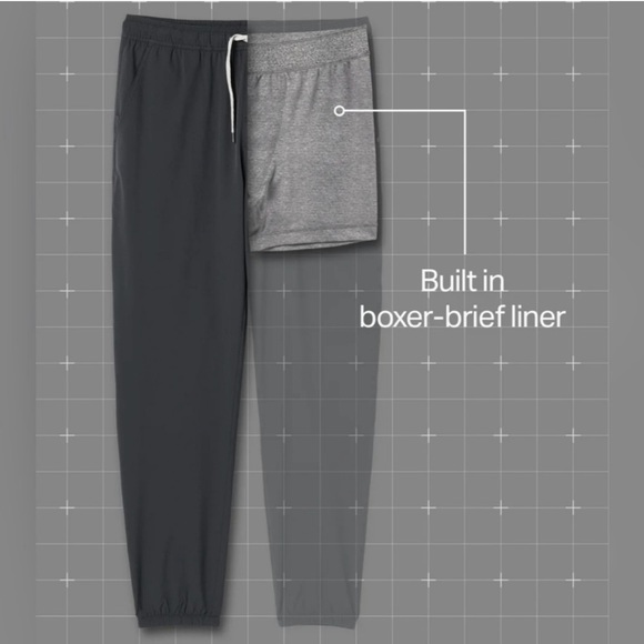 Vuori Kore Joggers Mens Black Size S - Picture 2 of 6